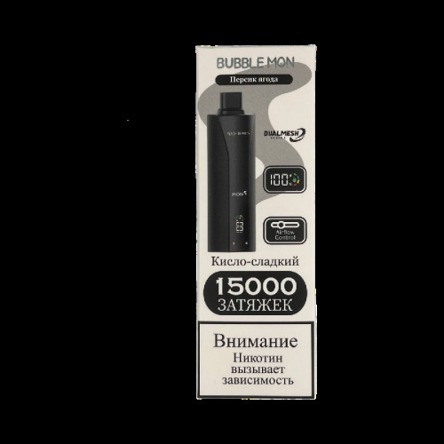 Bubble Mon Booster P-15000 Персик Ягода